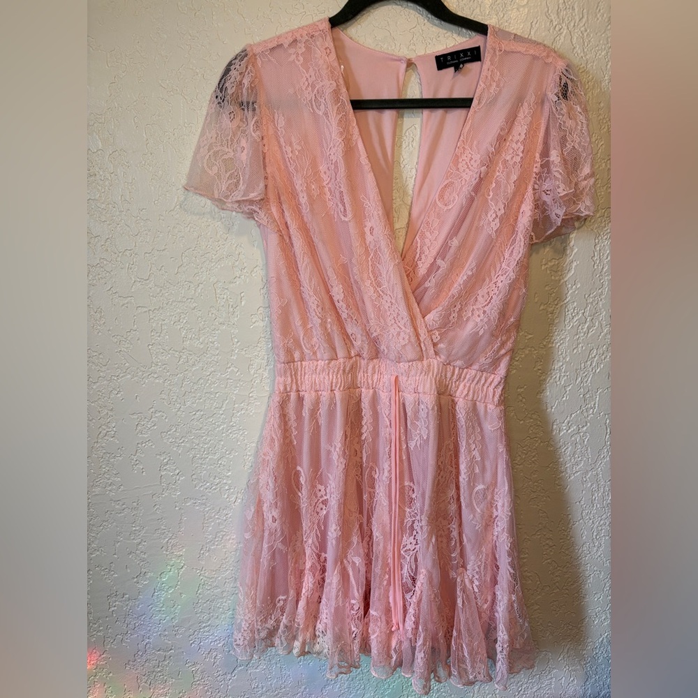 Romantic lace romper size Medium
